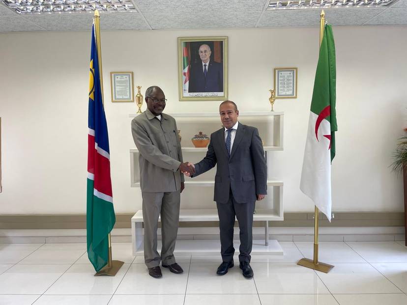 A Working Meeting Between the Ambassadors of Algeria and Namibia
