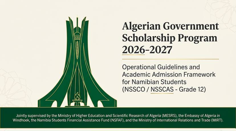 ALGERIAN GOVERNMENT ACADEMIC SCHOLARSHIP PROGRAM  2026–2027